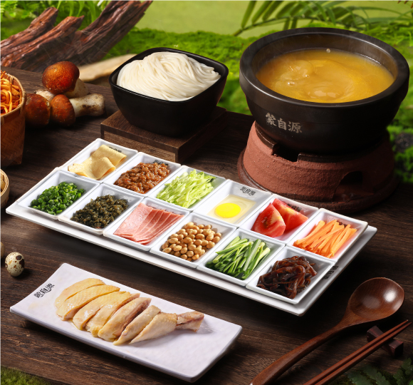 蒙自源香汁鸡腿过桥米线